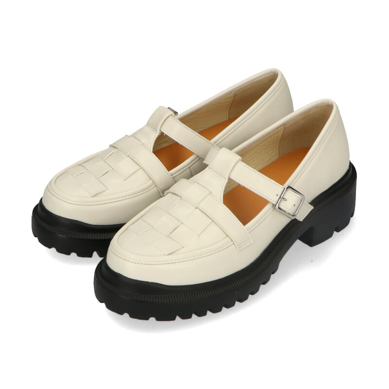 ORiental TRaffic「編み込みTストラップシューズ/31306」|パンプス|