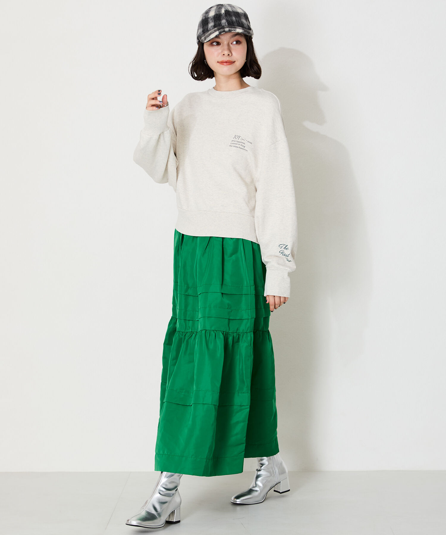 ORiental TRaffic「ラウンドトゥストレッチブーツ/31425」|ショートブーツ|