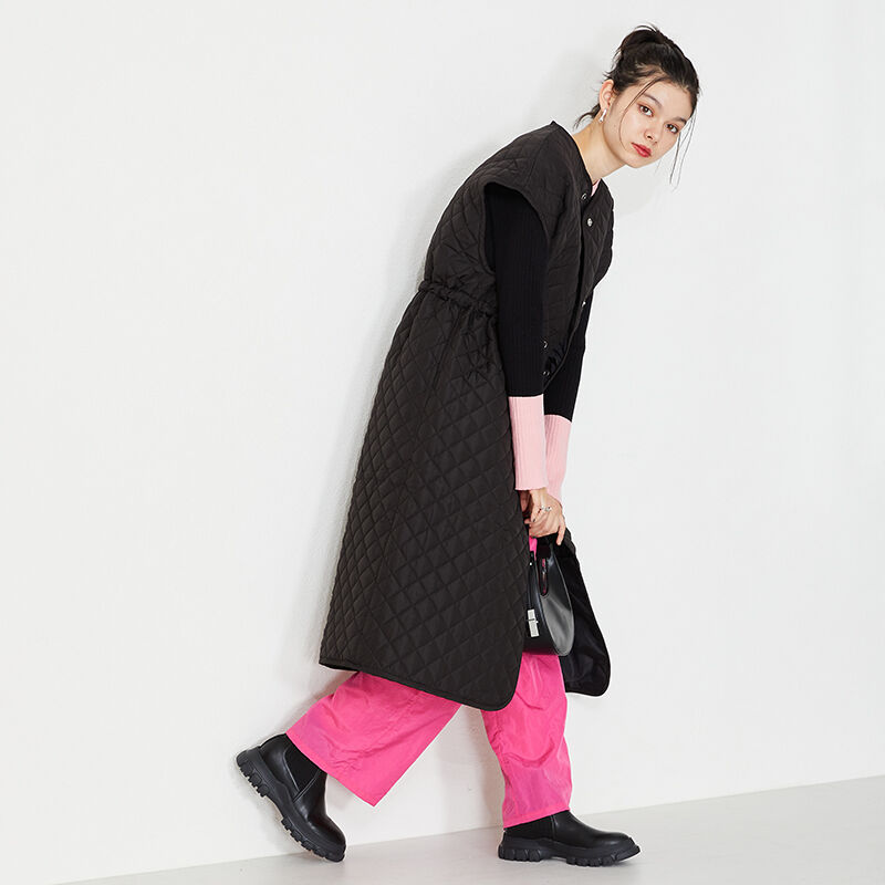 ORiental TRaffic「トラックソールリブニットブーツ/31404」|ショートブーツ|