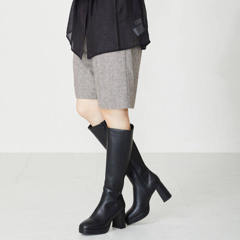 ORiental TRaffic「プラットフォームロングブーツ/31511」|ロングブーツ|