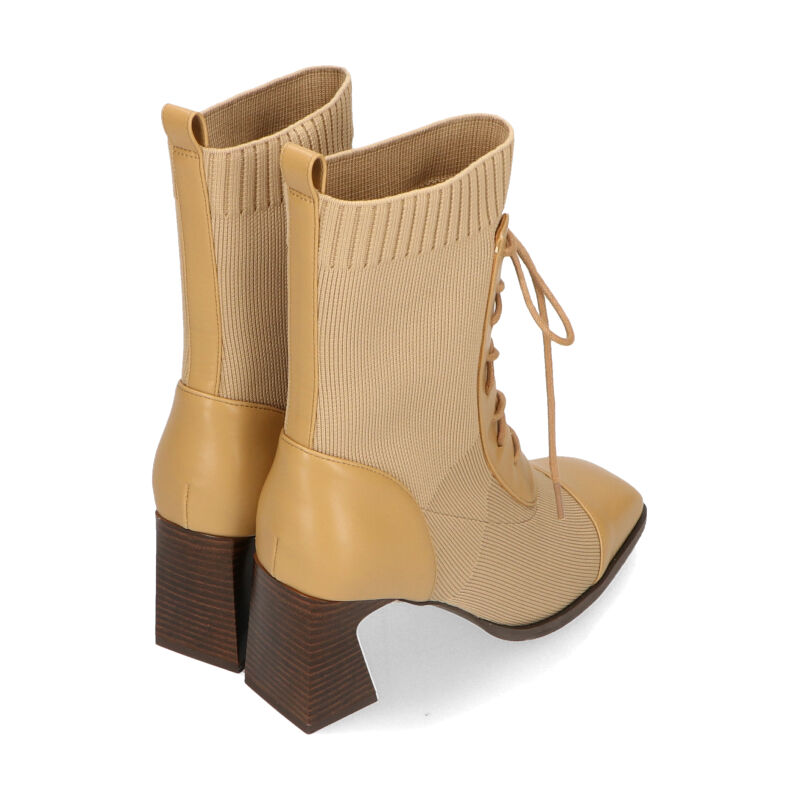 ORiental TRaffic「レースアップニットヒールブーツ/31433」|ショートブーツ|