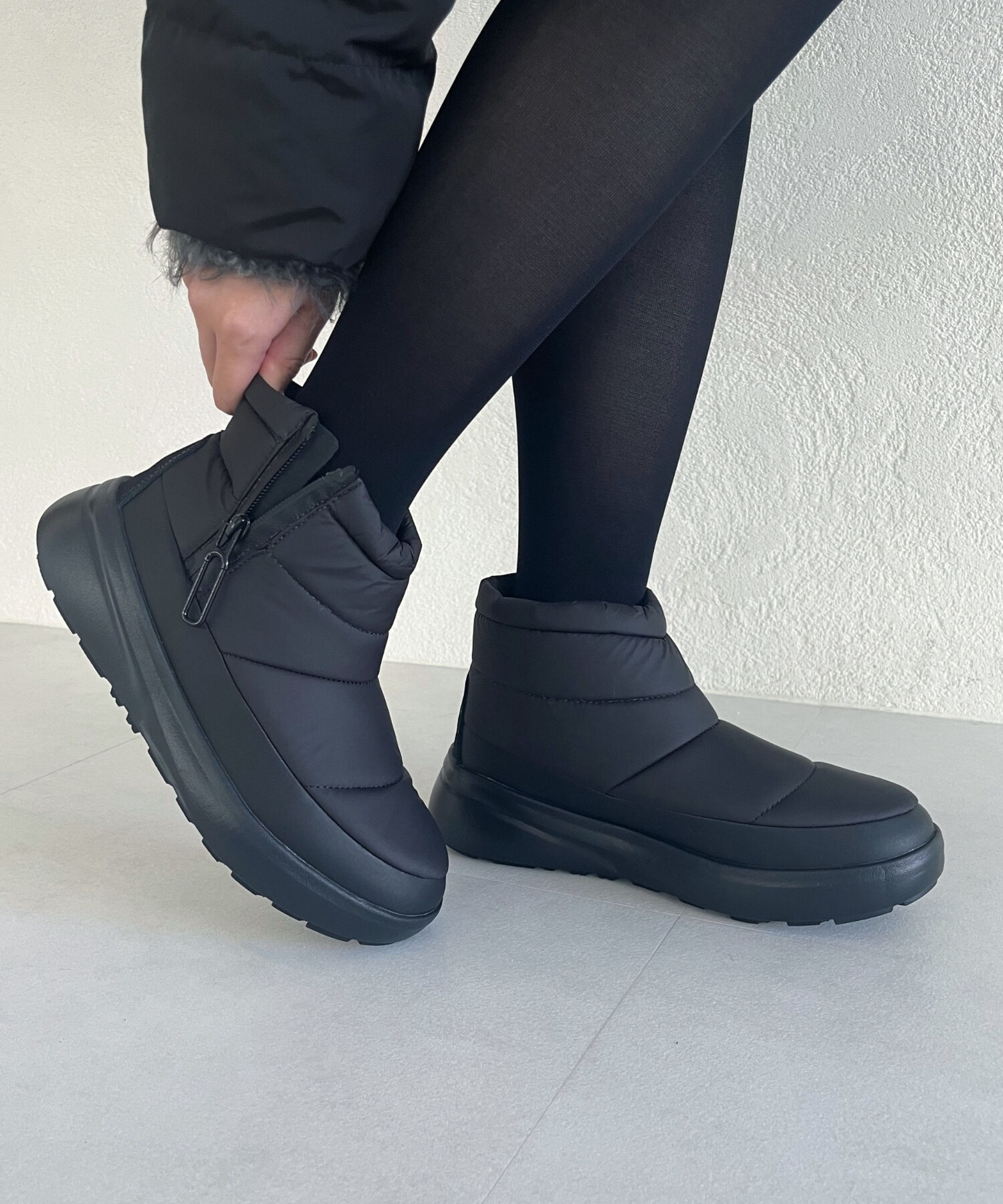 ORiental TRaffic「サイドジップスノーブーツ/OT3405」|モカシン|