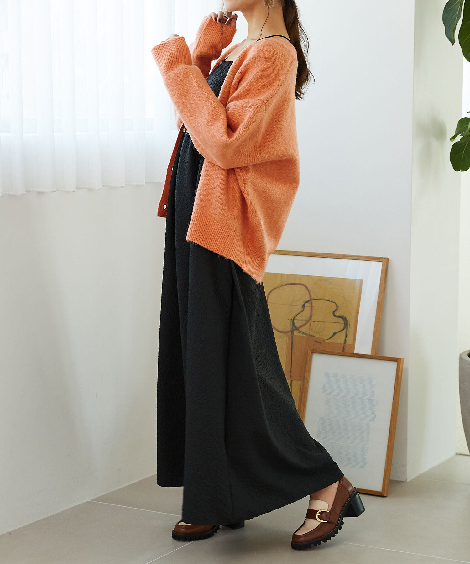 ORiental TRaffic「Vネックニットカーディガン/MO33N02」|ニット・セーター|