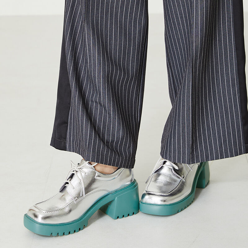 ORiental TRaffic「カラーソール厚底レースアップシューズ/41103」|パンプス|