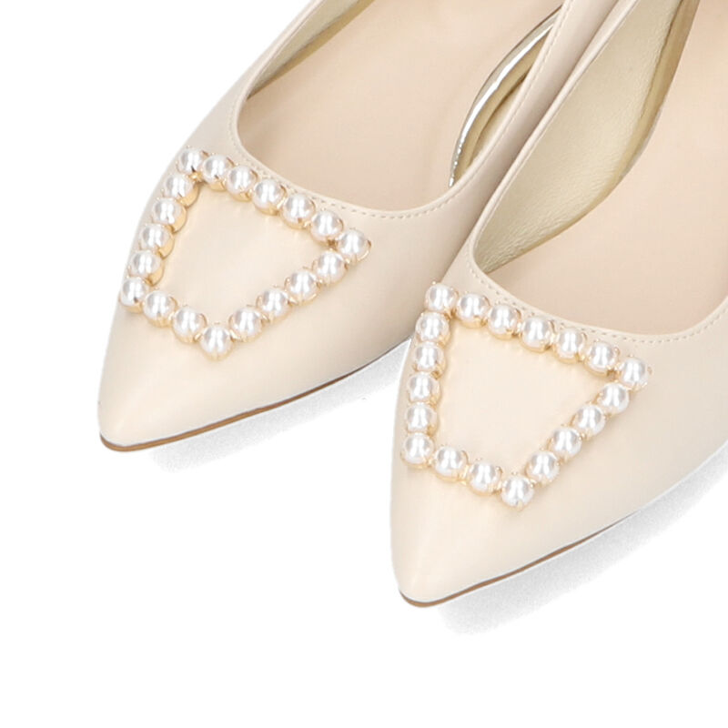 ORiental TRaffic「パールモチーフポインテッドトゥパンプス/41117」|パンプス|