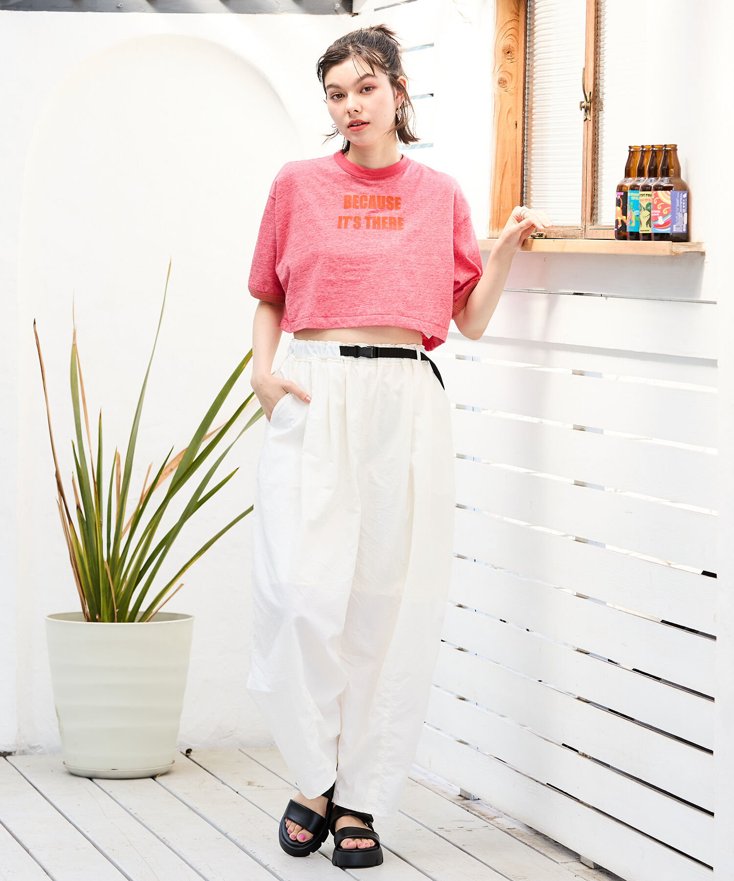 ORiental TRaffic「パデットダブルベルト厚底サンダル/41204」|サンダル|