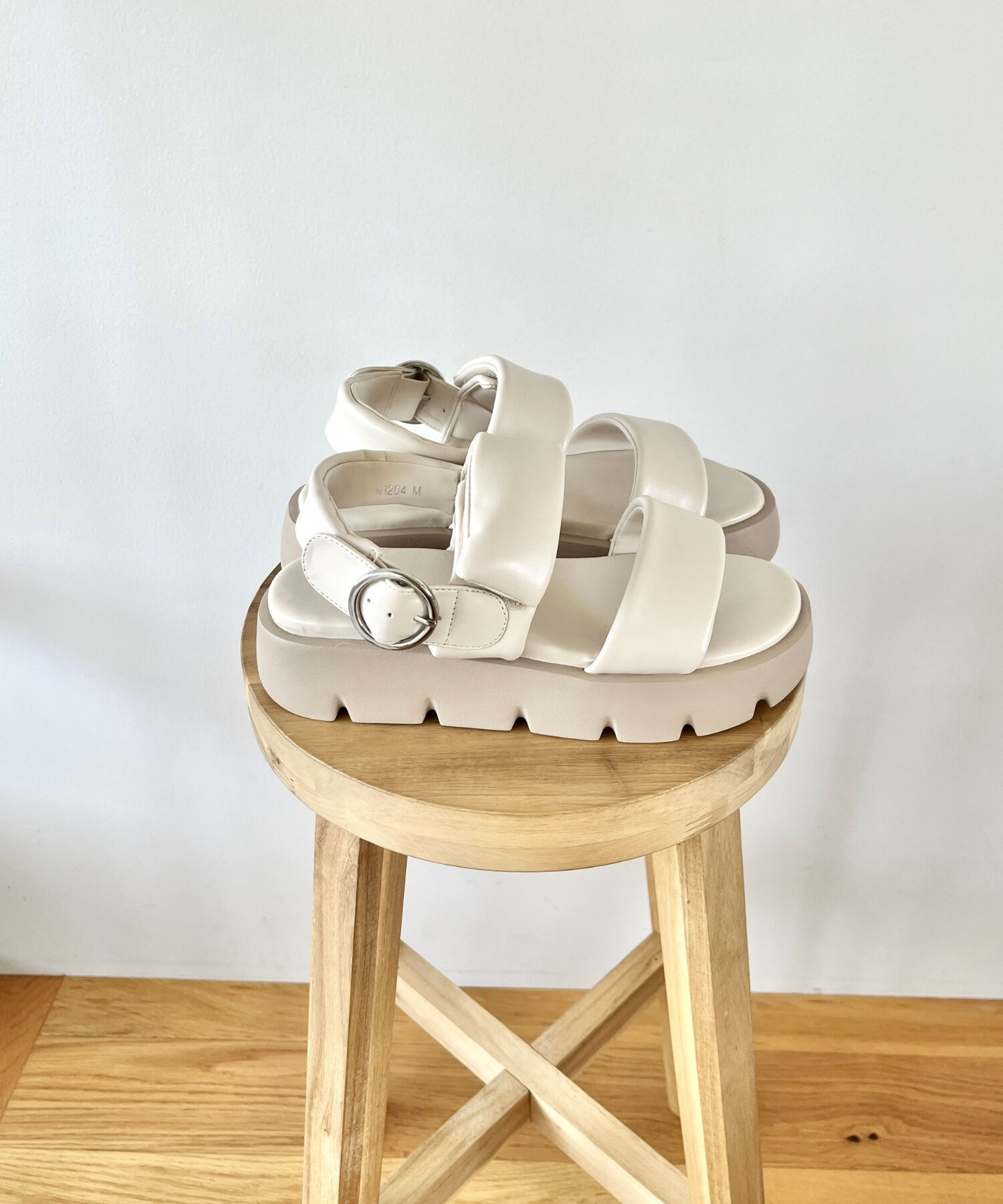 ORiental TRaffic「パデットダブルベルト厚底サンダル/41204」|サンダル|