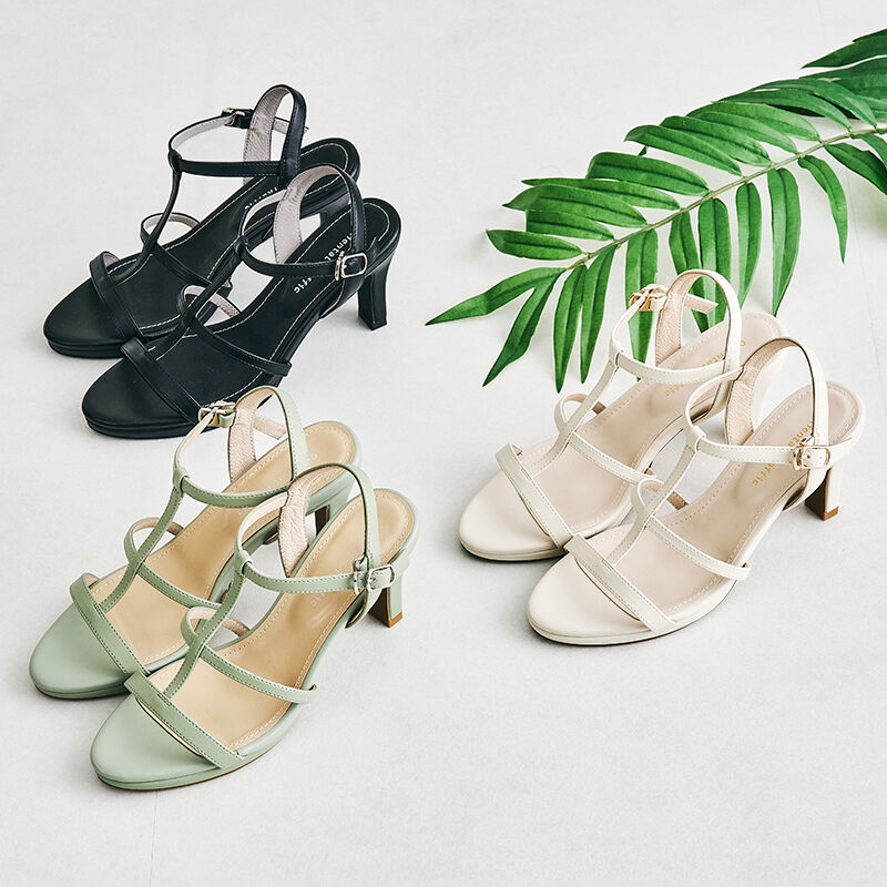 ORiental TRaffic「ボーンストラッププラットフォームサンダル/41206」|サンダル|GREEN