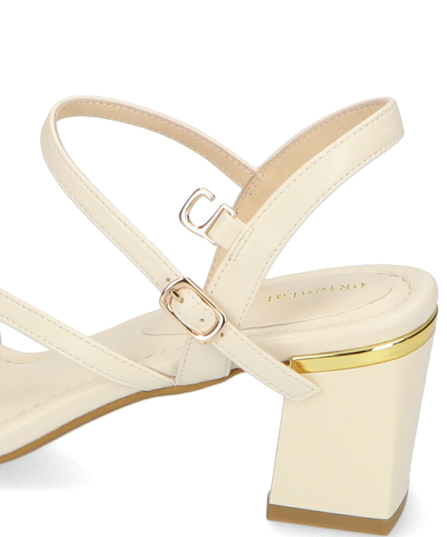 ORiental TRaffic「ナローストラップメタリックラインサンダル/41208」|サンダル|