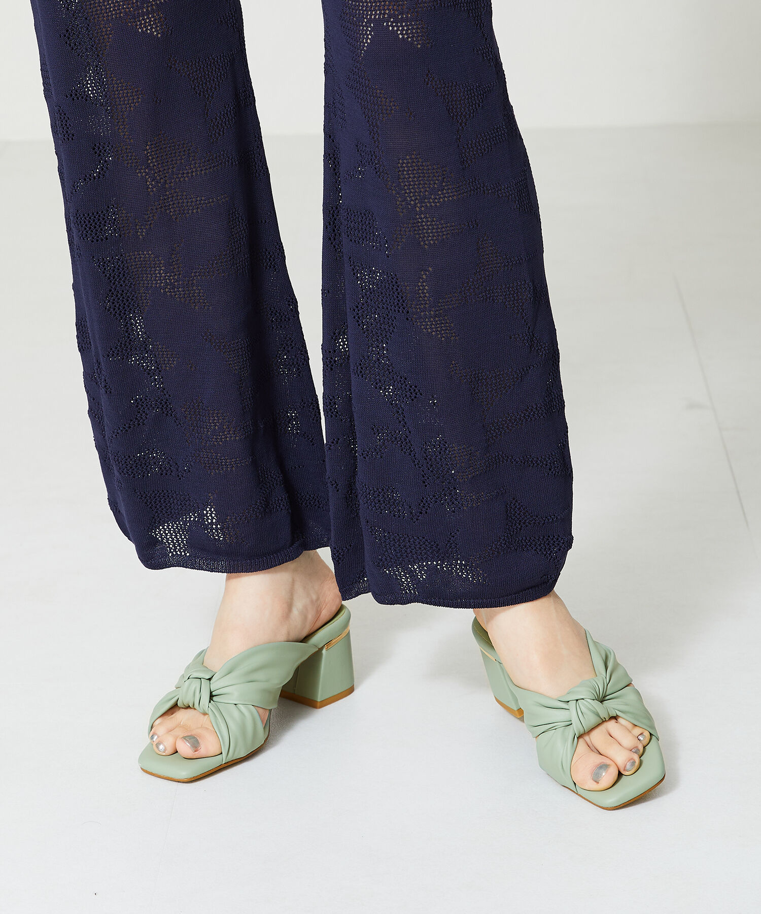 WA Oriental TRaffic「ソフトレザーリボンミュールサンダル/42202」|サンダル|