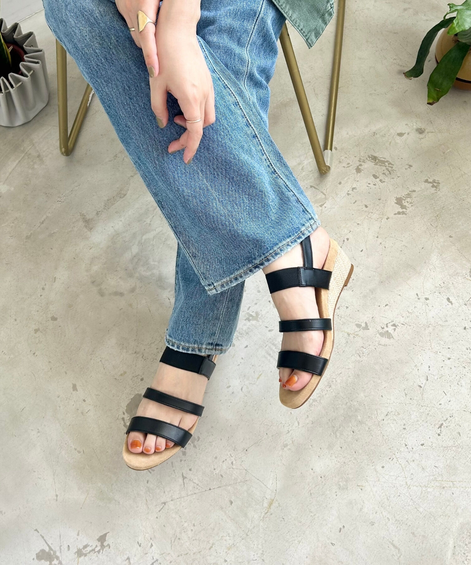 WA Oriental TRaffic「ゴムベルトウエッジサンダル/42205」|サンダル|