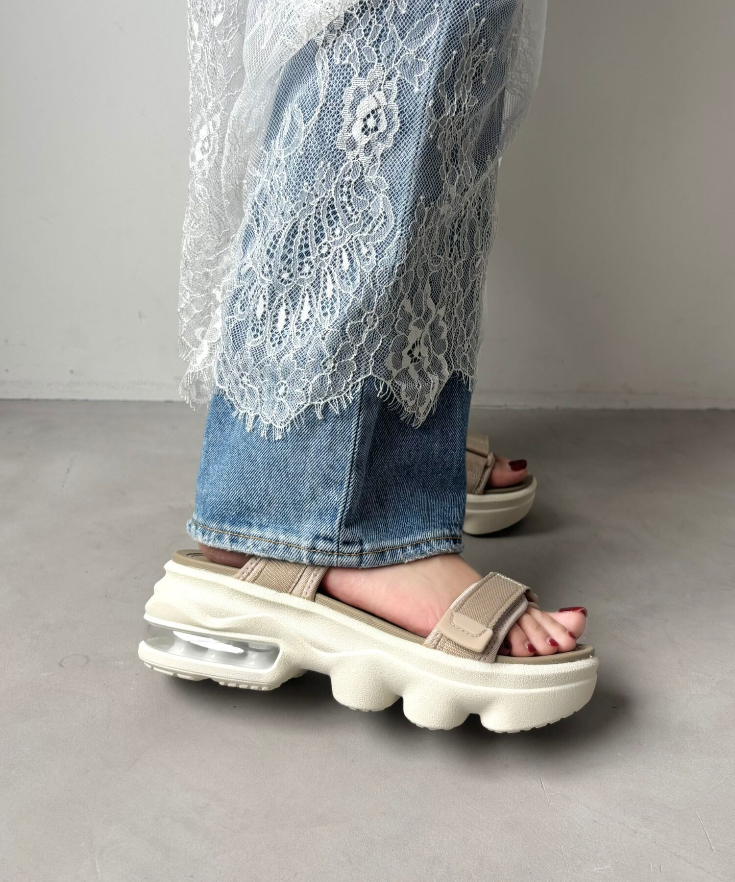 ORiental TRaffic「【アウトレット価格】ボリュームソールダブルベルトサンダル/OT3216 サンダル 人気 トレンド 売れてる」|サンダル|