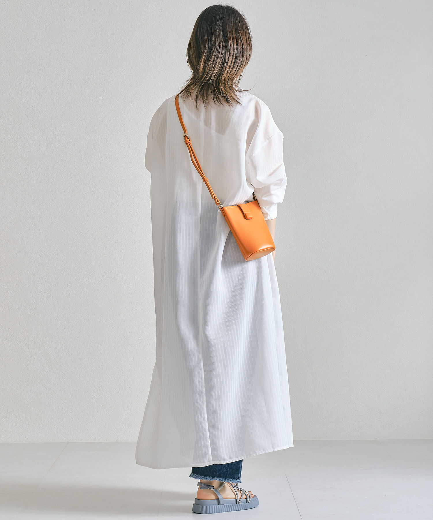 ORiental TRaffic「【BAG】フラップ付きショルダーポーチ/BA-231 ポーチ バッグ　普段使い お出掛け 旅行 カジュアル」|ショルダー・メッセンジャー|