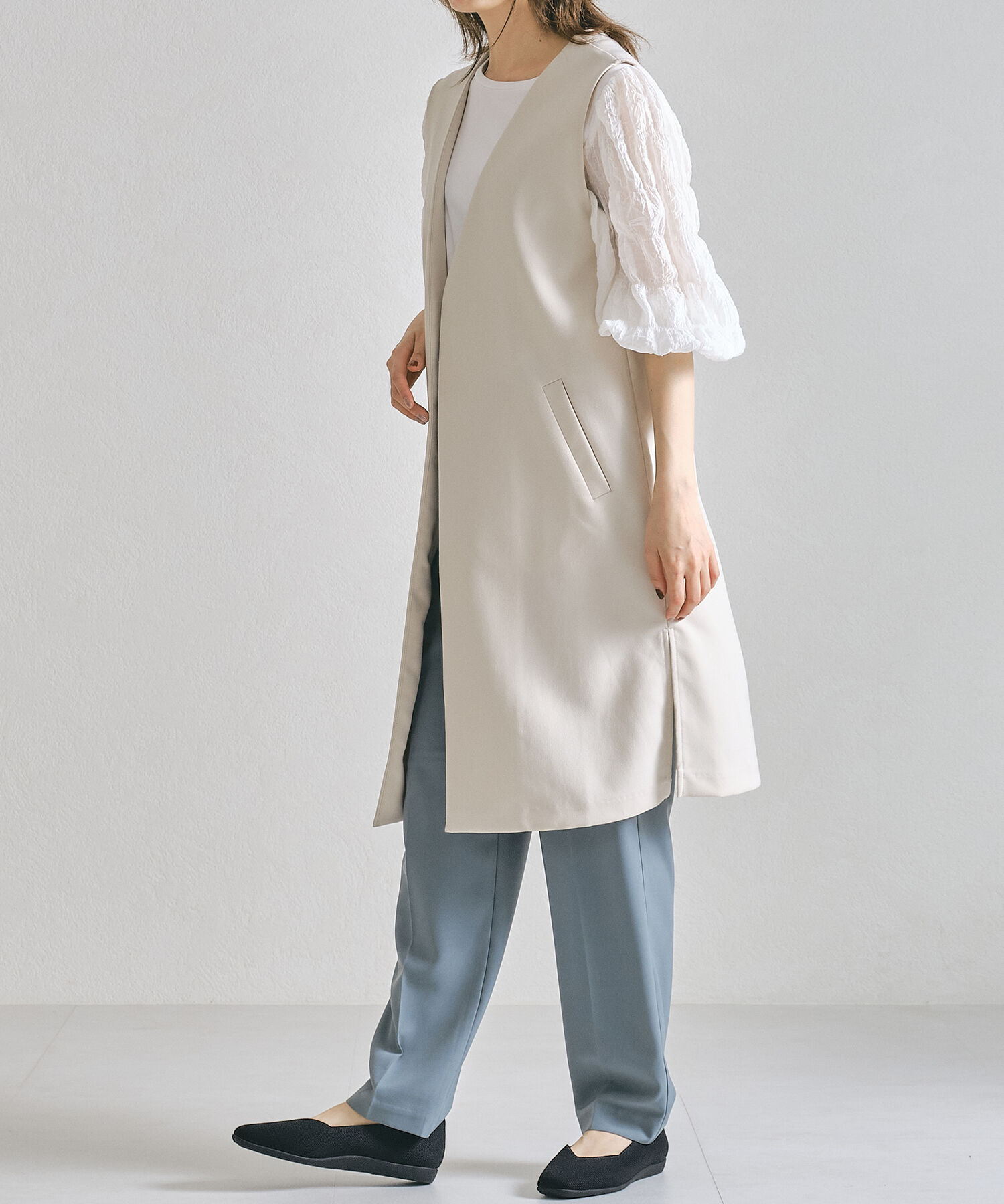 ORiental TRaffic「【洗濯OK】 ニット パンプス /R-3215 軽量 フラット ニット 通気性 柔らかい」|パンプス|