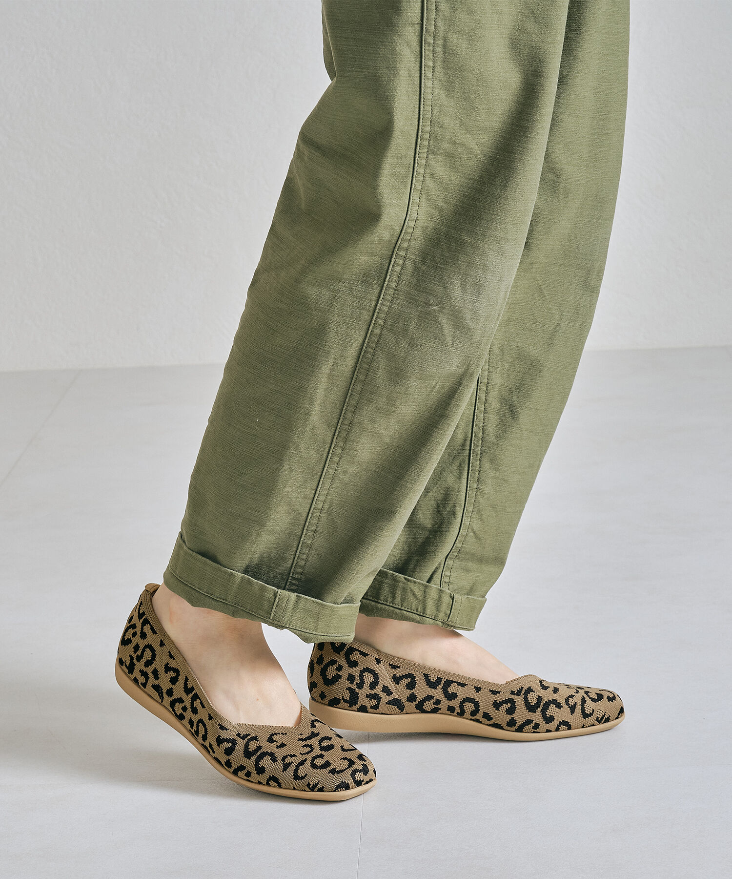 ORiental TRaffic「【洗濯OK】 ニット パンプス /R-3215 軽量 フラット ニット 通気性 柔らかい」|パンプス|