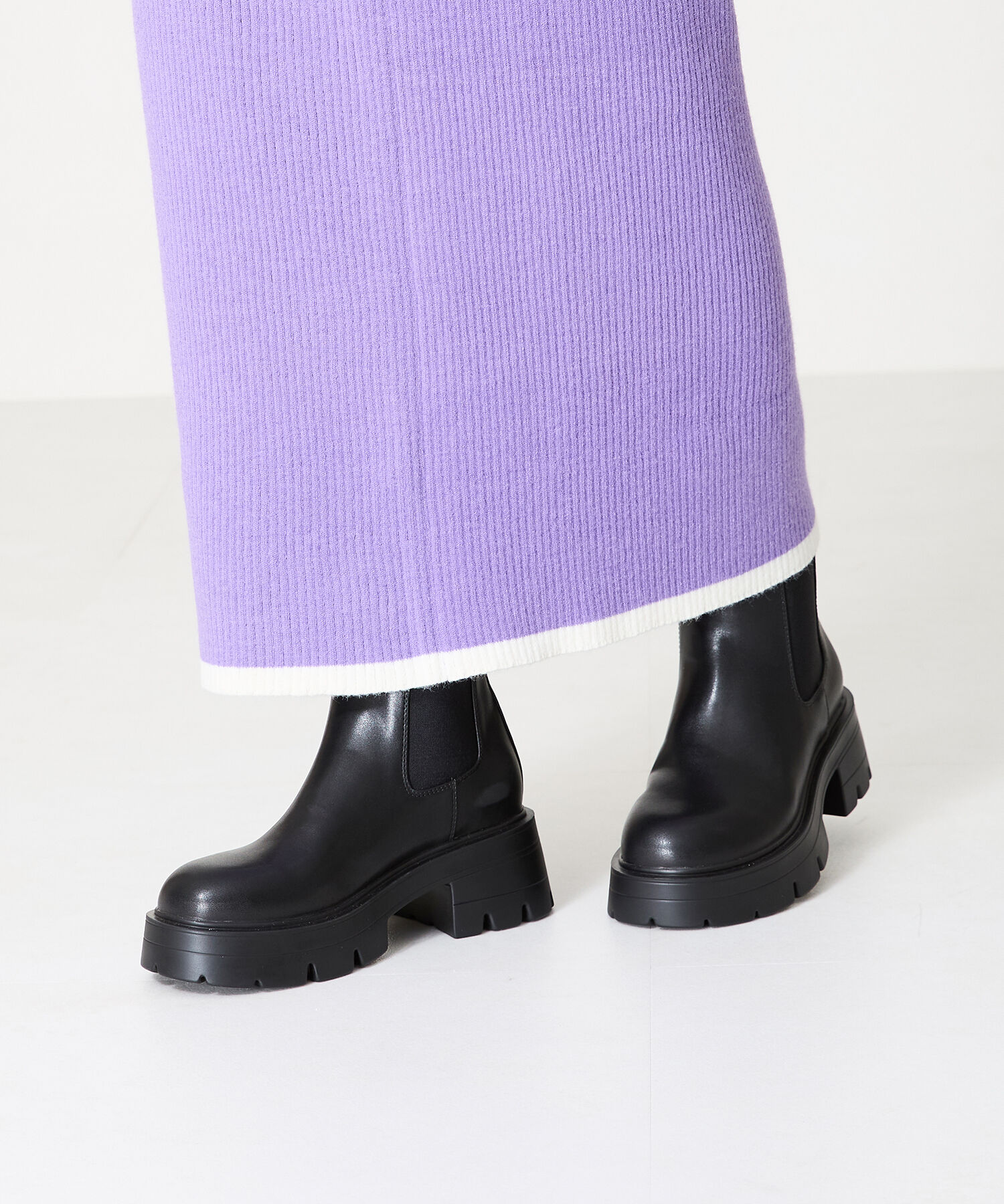 ORiental TRaffic「厚底 ヒール サイド ゴア ブーツ /41410」|ショートブーツ|