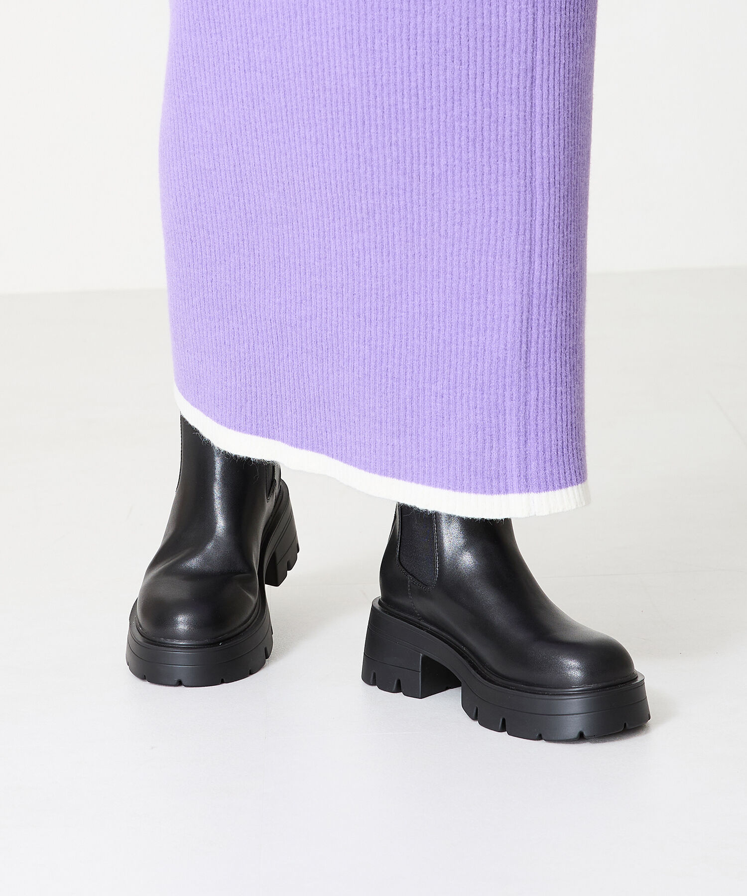 ORiental TRaffic「厚底 ヒール サイド ゴア ブーツ /41410」|ショートブーツ|