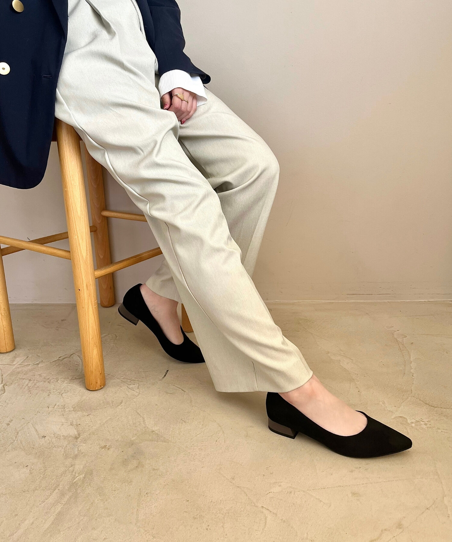 WA Oriental TRaffic「【追加】バイカラーポインテッドトゥパンプス/42302 トレンド　人気 オフィスカジュアル」|パンプス|