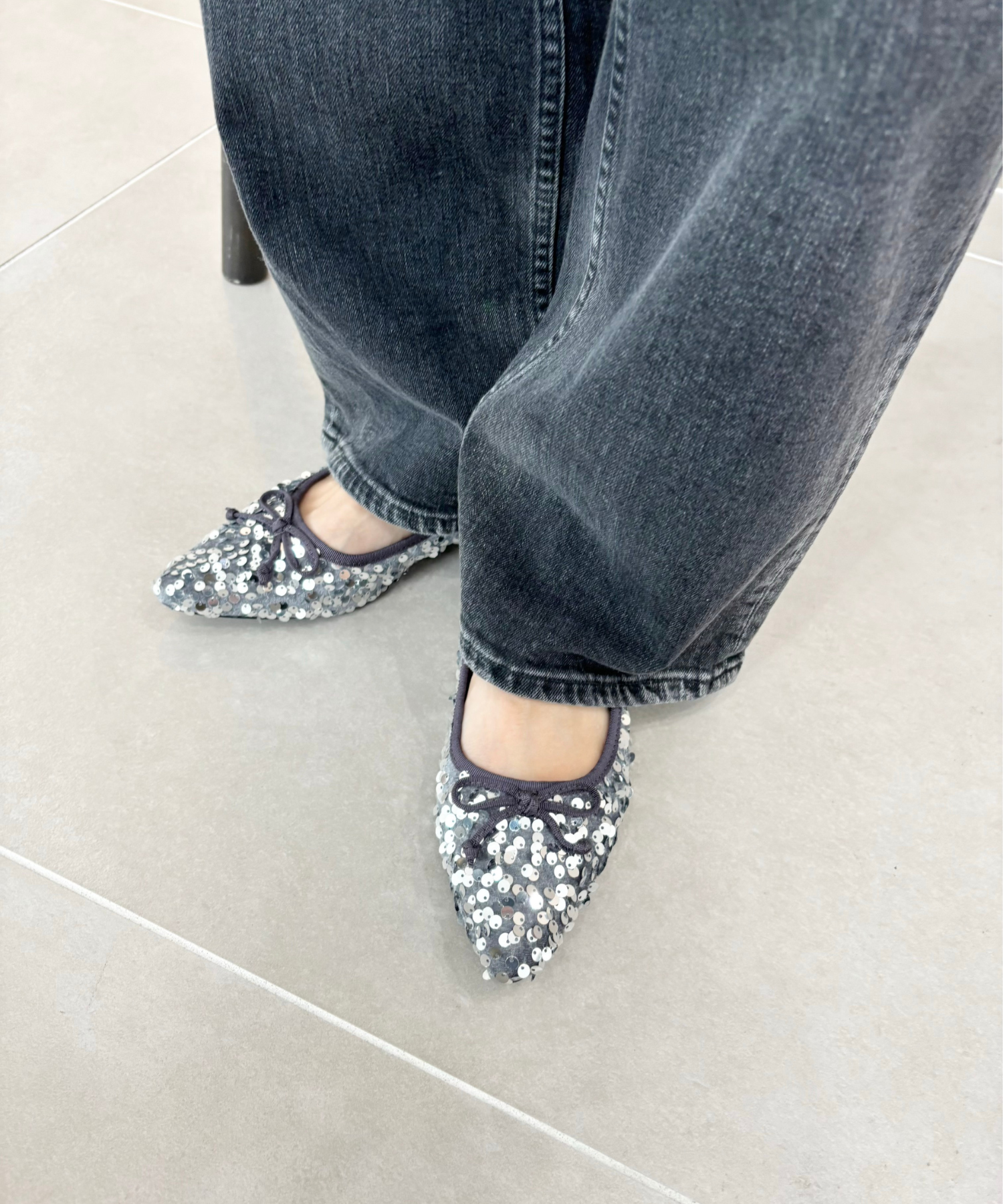 ORiental TRaffic「スパンコールバレエシューズ/41315」|パンプス|