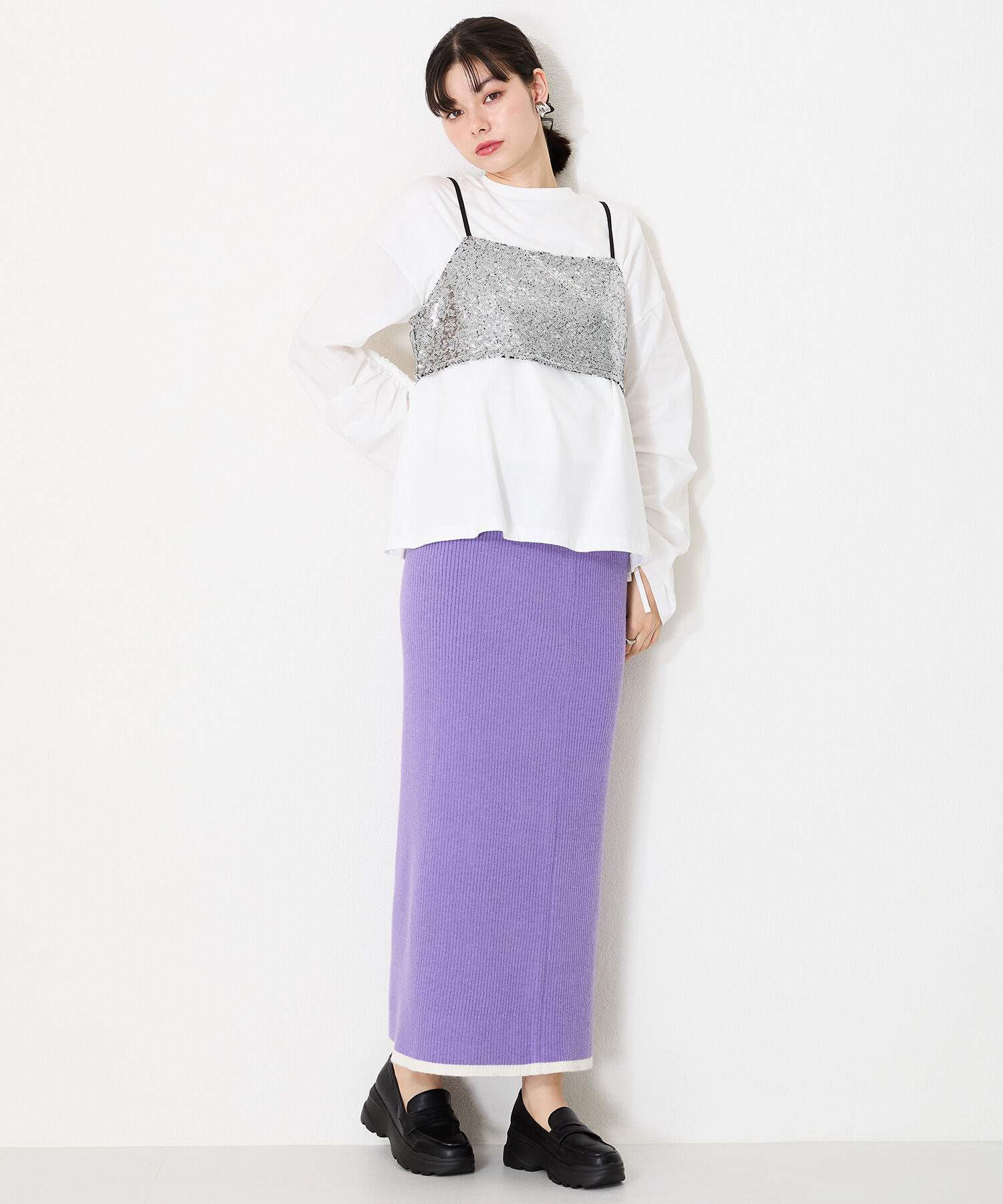 ORiental TRaffic「スニーカーソール ローファー /41316 厚底」|スニーカー|