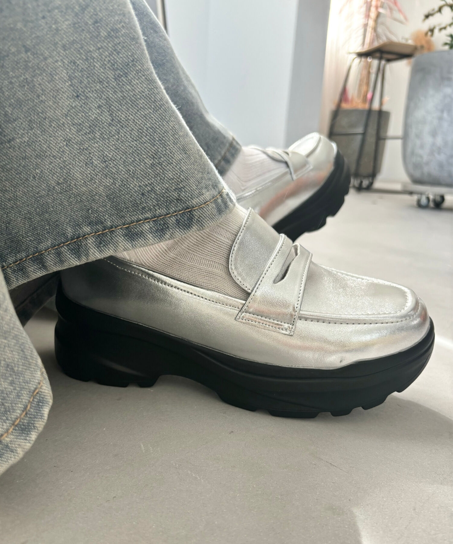 ORiental TRaffic「スニーカーソール ローファー /41316 厚底」|スニーカー|