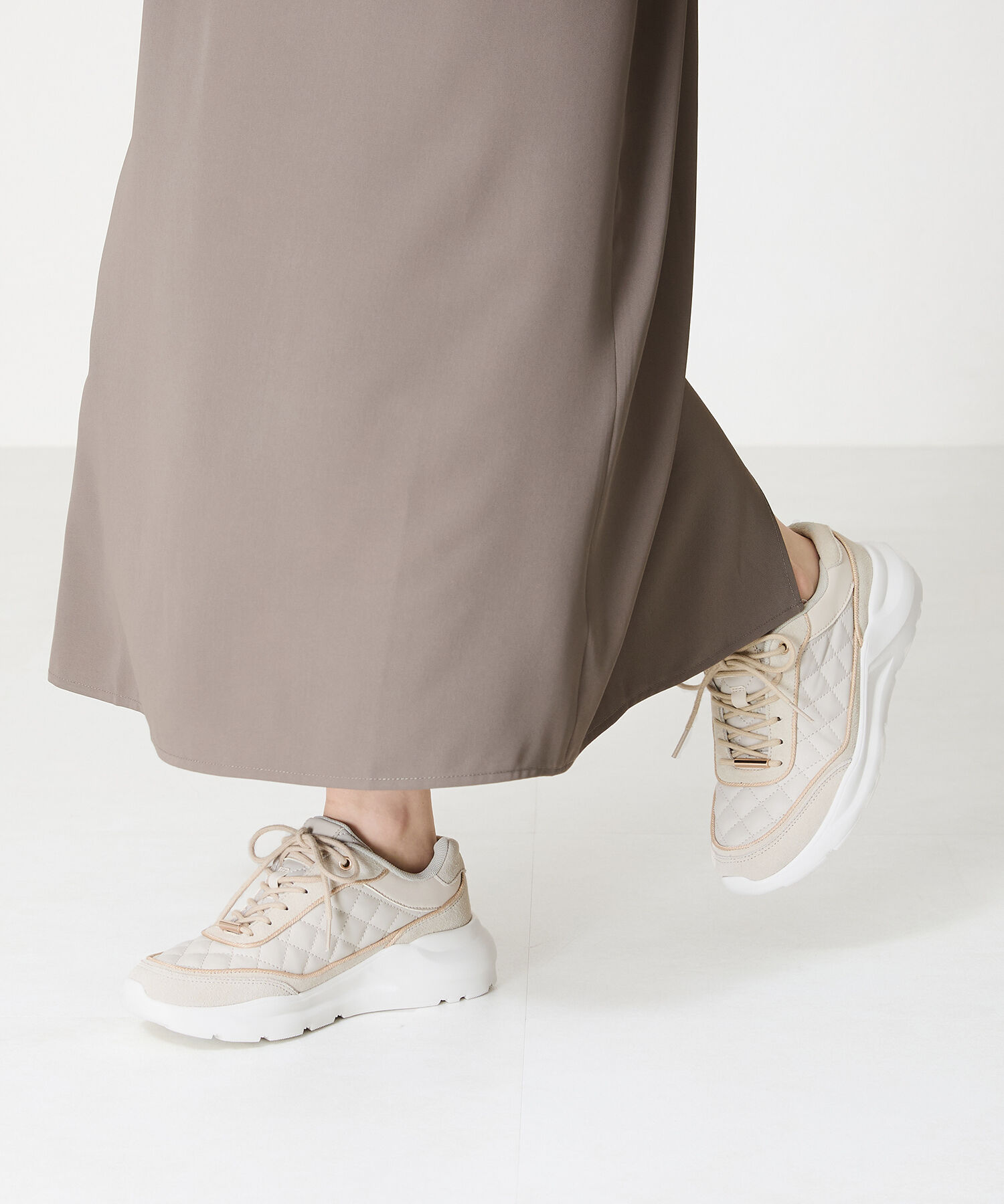 ORiental TRaffic「【トレンド】キルティングデザインスニーカー/OT3743」|スニーカー|