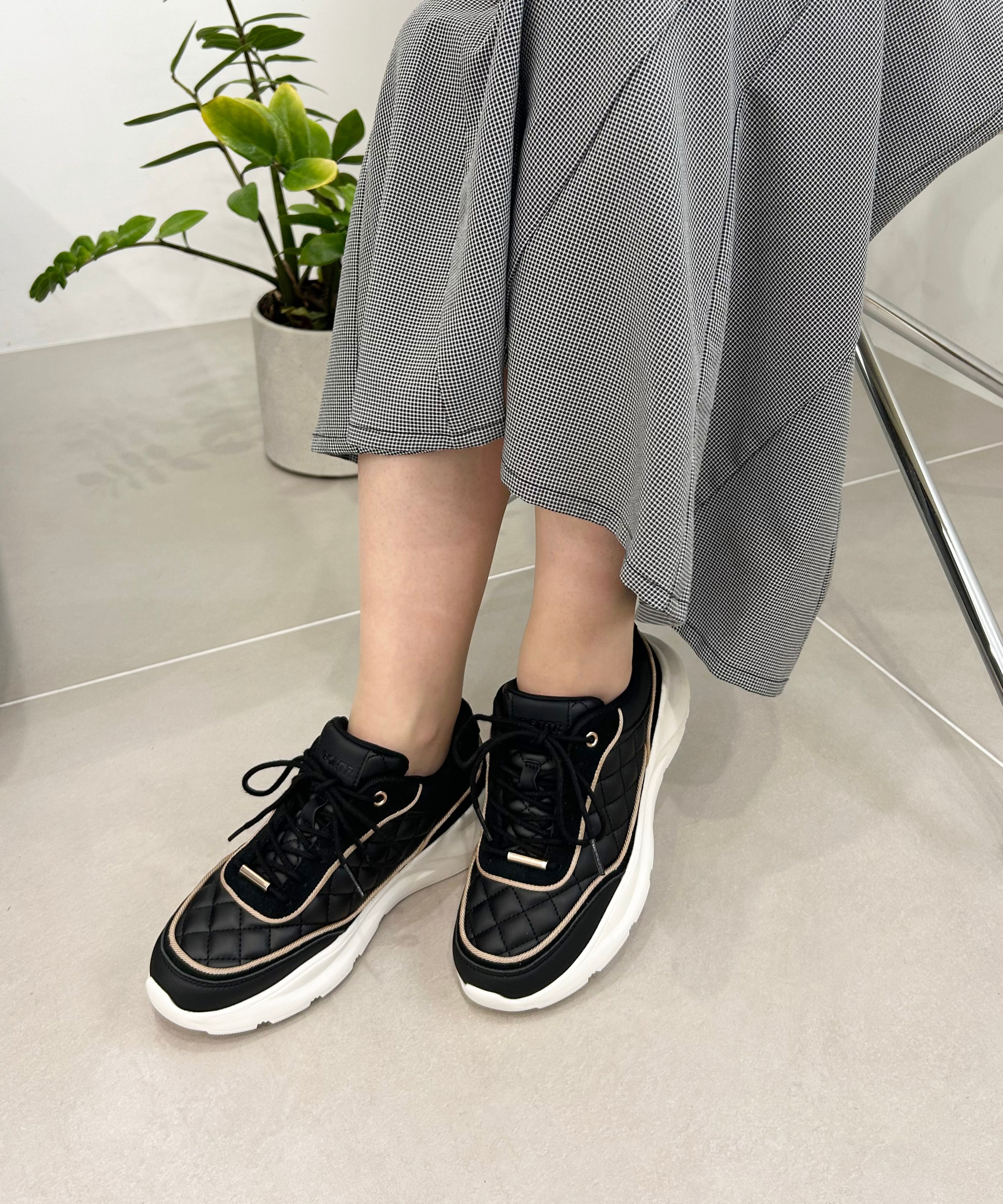 ORiental TRaffic「【トレンド】キルティングデザインスニーカー/OT3743」|スニーカー|