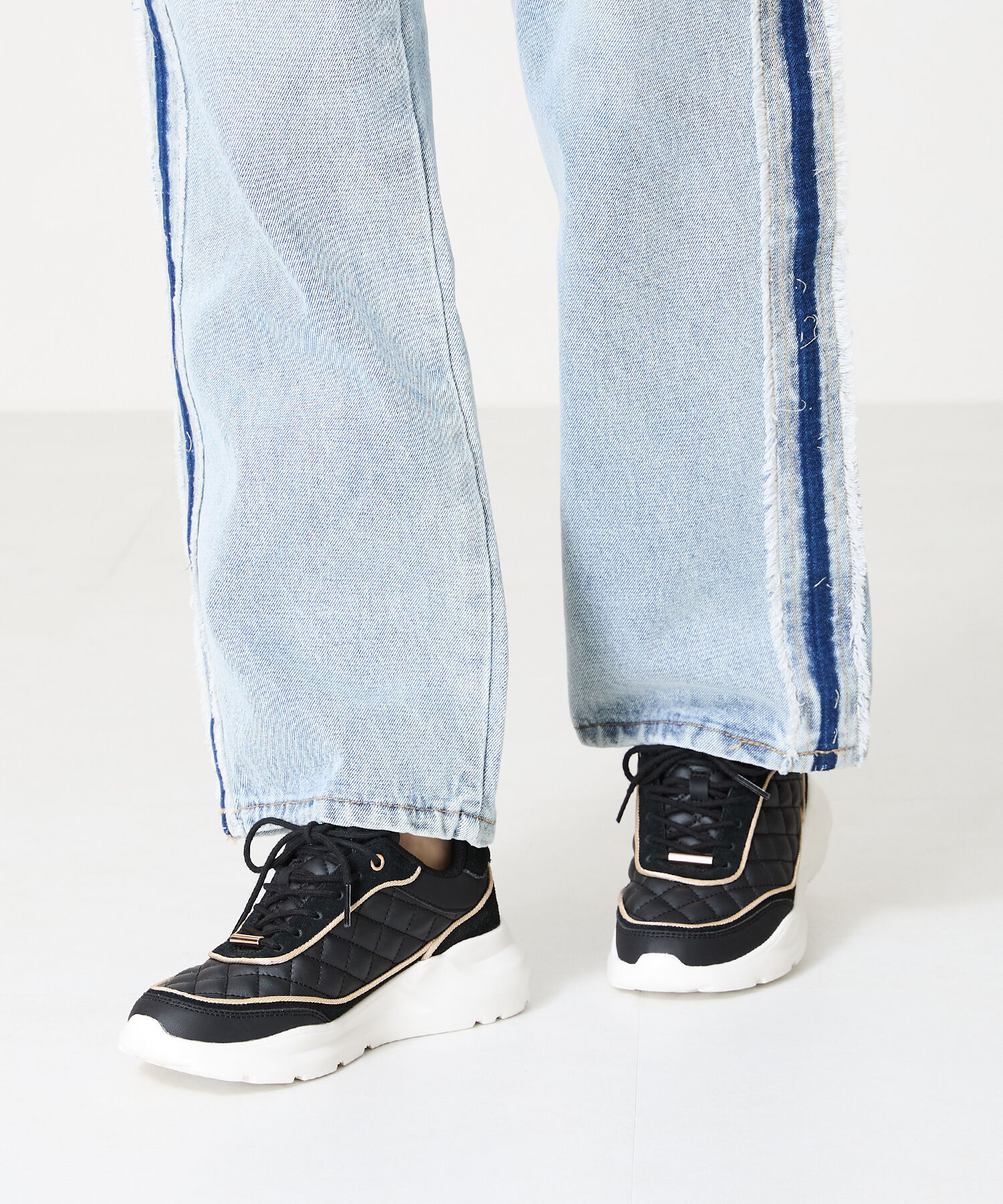 ORiental TRaffic「【トレンド】キルティングデザインスニーカー/OT3743」|スニーカー|