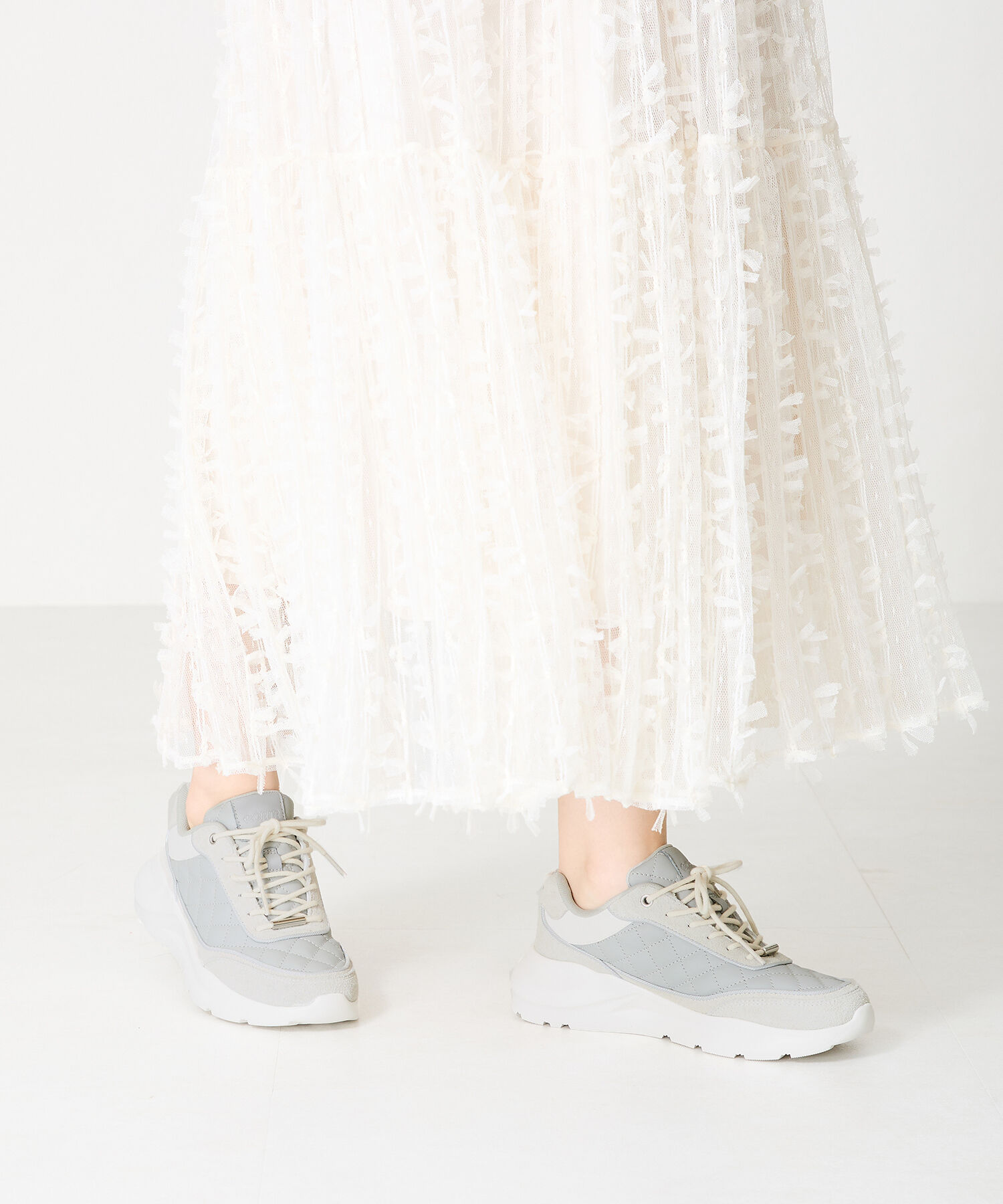 ORiental TRaffic「【トレンド】キルティングデザインスニーカー/OT3743」|スニーカー|