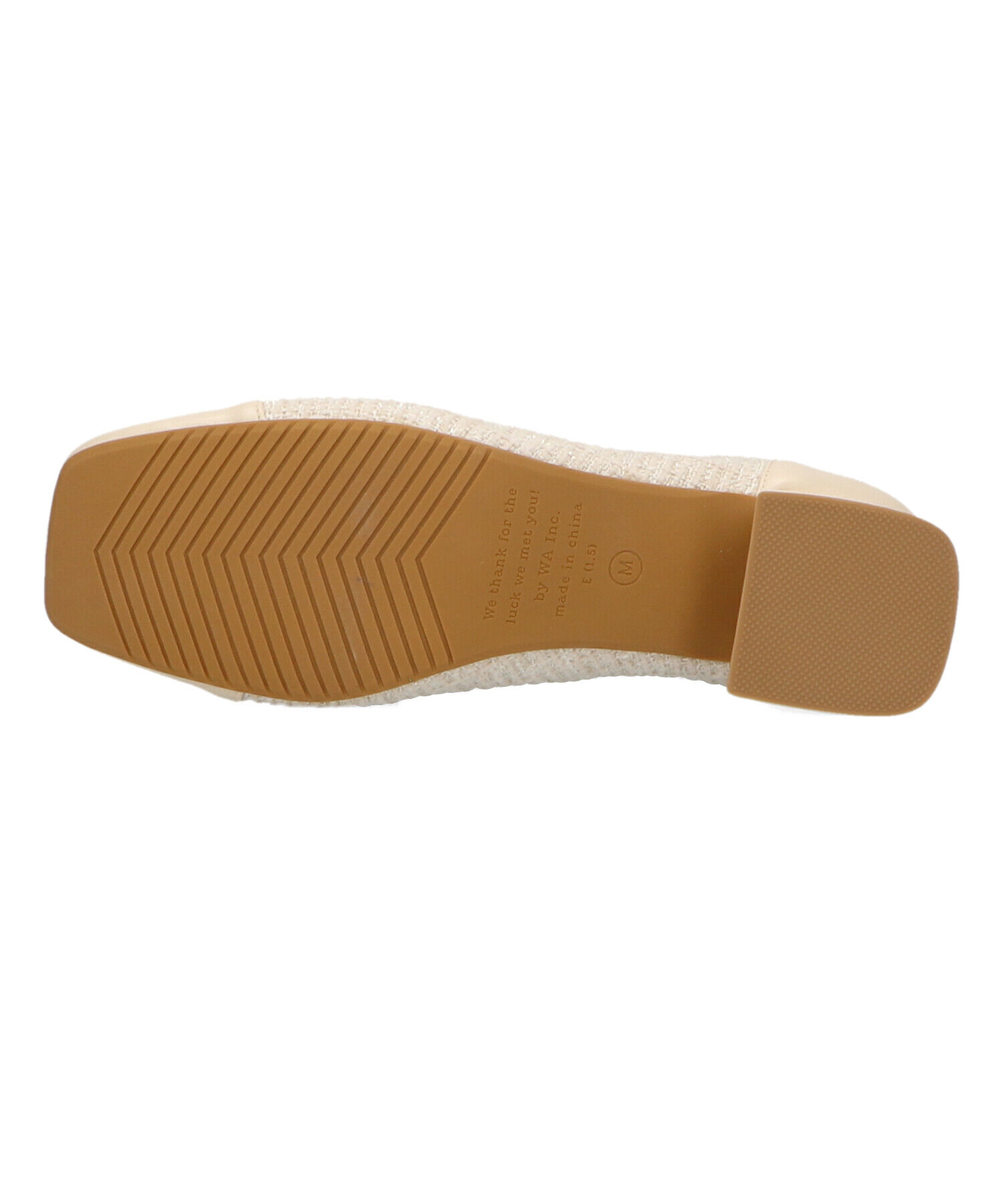 ORiental TRaffic「ツイード 切替 スクエアトゥ ブーツ /41404 ヒール5ｃｍ」|ショートブーツ|