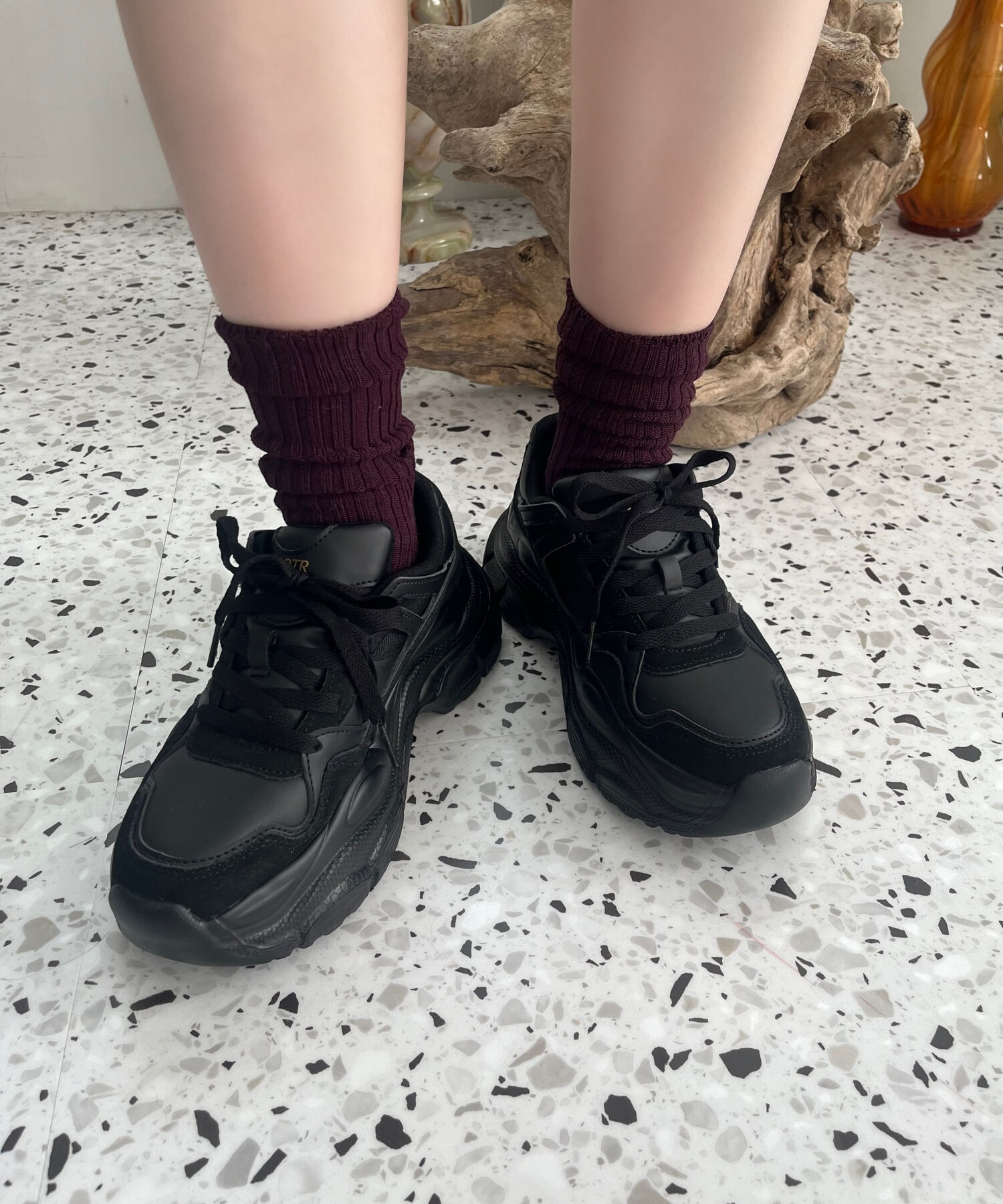 ORiental TRaffic「【アウトレット価格】ナイロンテープ厚底スニーカー/OT3745」|スニーカー|