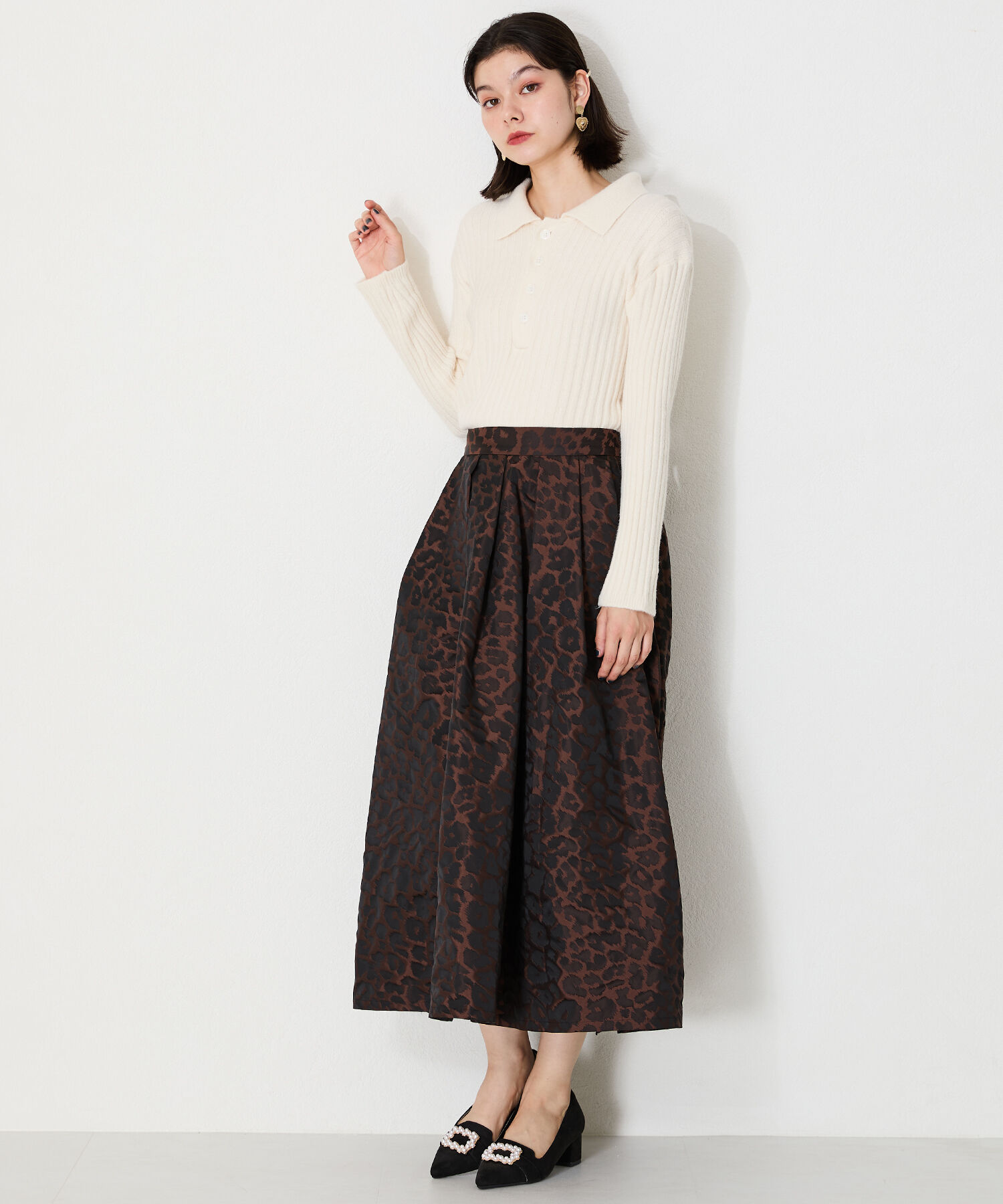 ORiental TRaffic「パール モチーフ ヒール オペラ パンプス /41312」|パンプス|