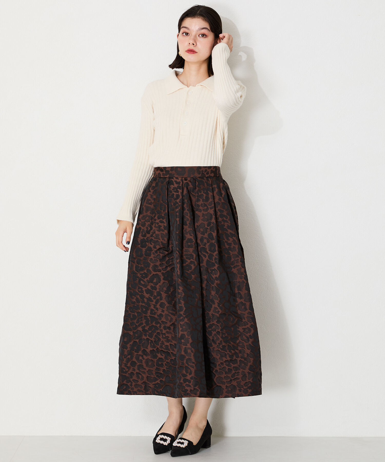 ORiental TRaffic「パール モチーフ ヒール オペラ パンプス /41312」|パンプス|