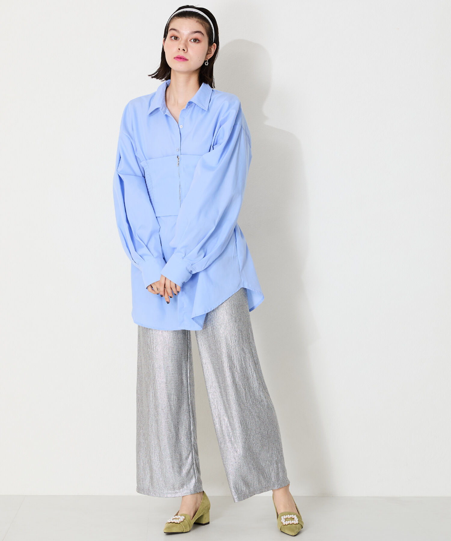 ORiental TRaffic「パール モチーフ ヒール オペラ パンプス /41312」|パンプス|