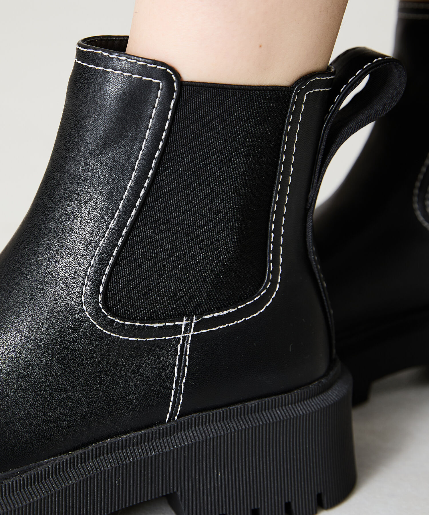 ORiental TRaffic「カラー ステッチ サイドゴア ブーツ /41408」|ショートブーツ|