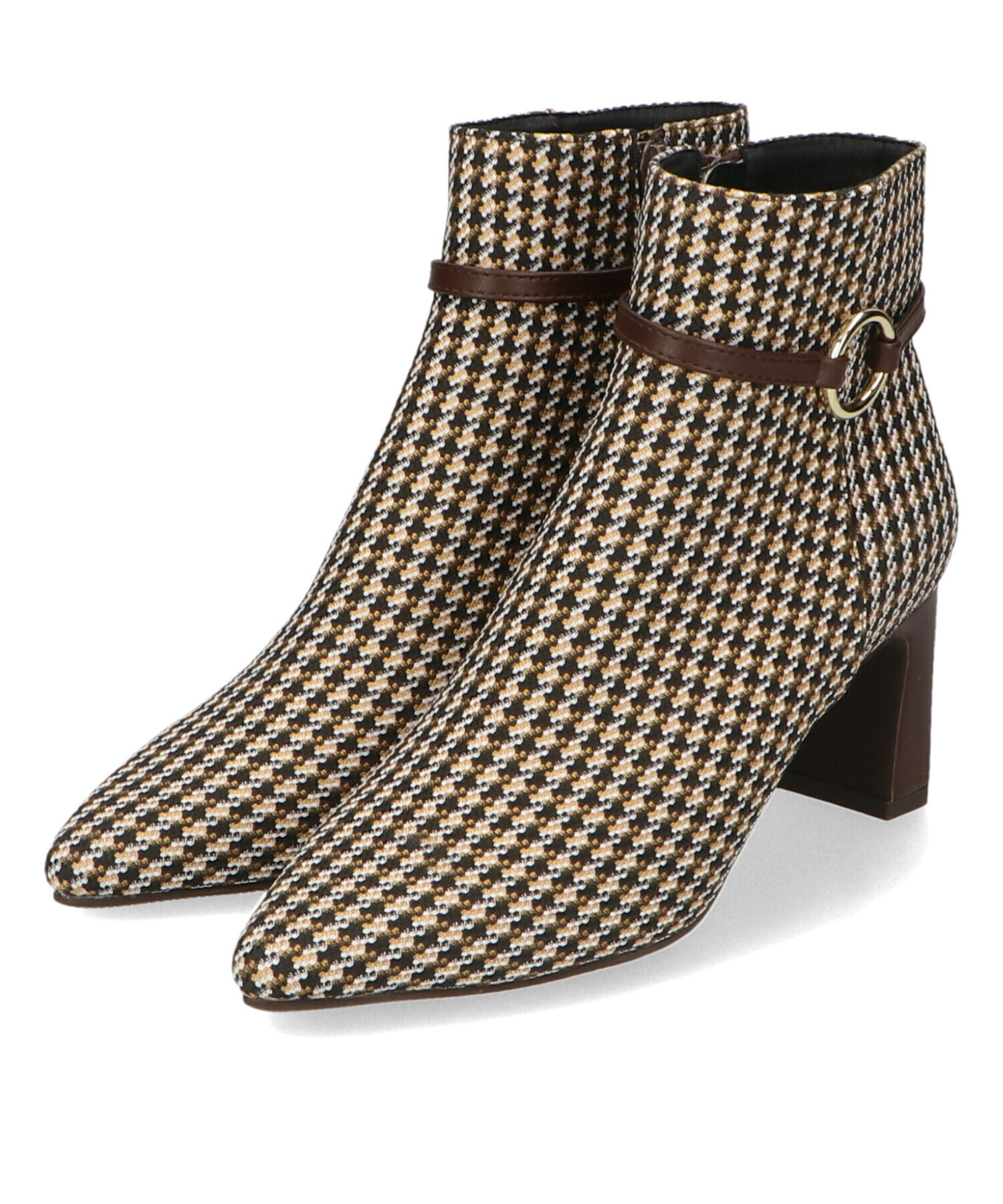 ORiental TRaffic「リング デザイン ポインテッドトゥ ブーツ /41409」|ショートブーツ|