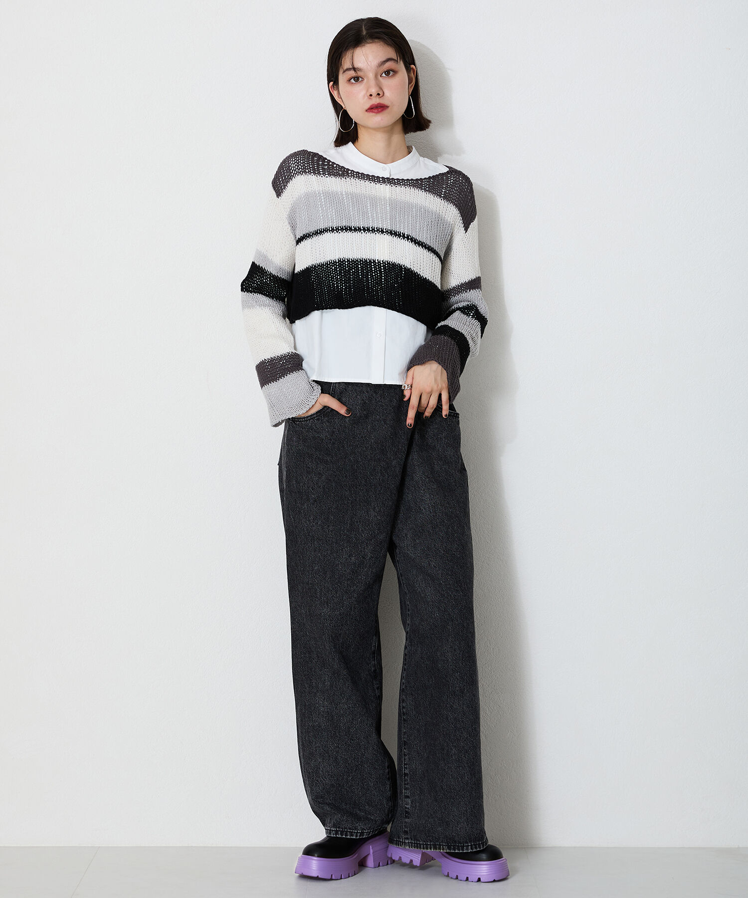 ORiental TRaffic「カラー ソール ショート ブーツ /45401」|ショートブーツ|