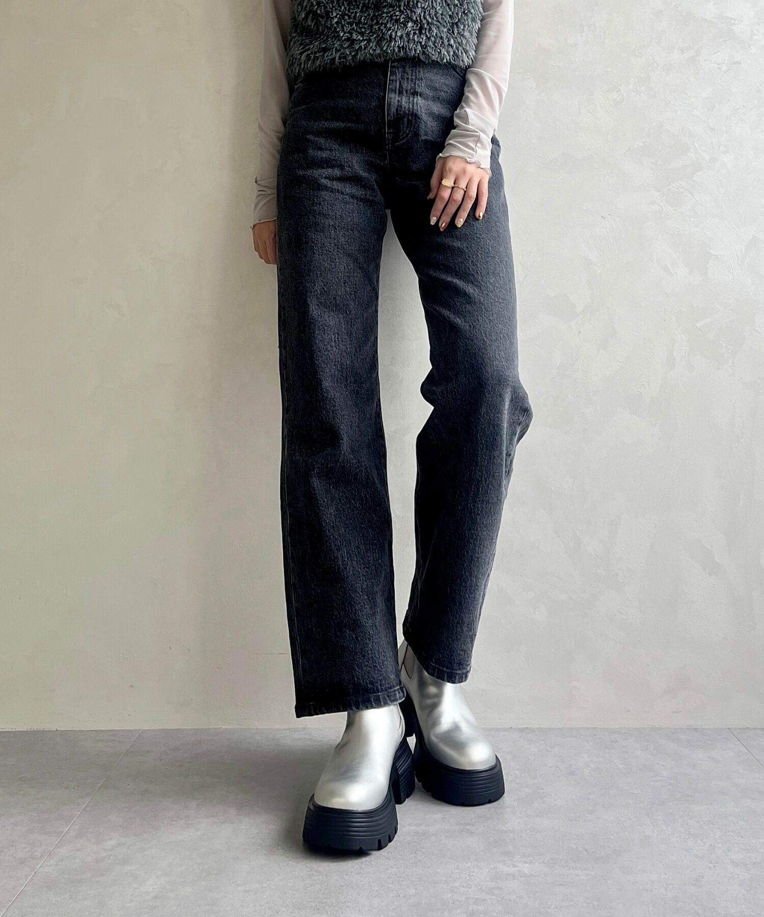 ORiental TRaffic「カラー ソール ショート ブーツ /45401」|ショートブーツ|