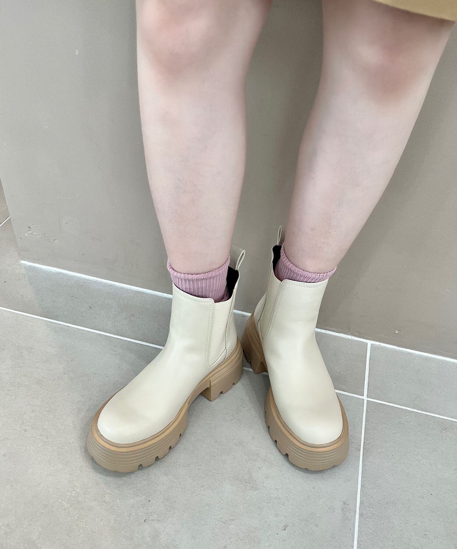 ORiental TRaffic「カラー ソール ショート ブーツ /45401」|ショートブーツ|