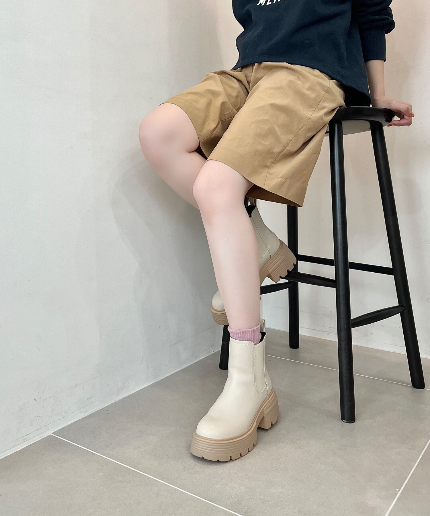 ORiental TRaffic「カラー ソール ショート ブーツ /45401」|ショートブーツ|