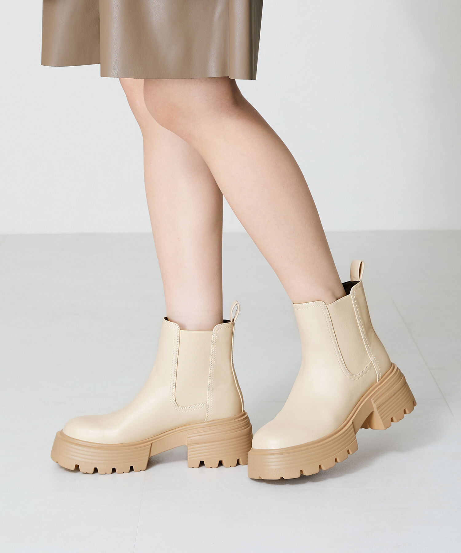 ORiental TRaffic「カラー ソール ショート ブーツ /45401」|ショートブーツ|