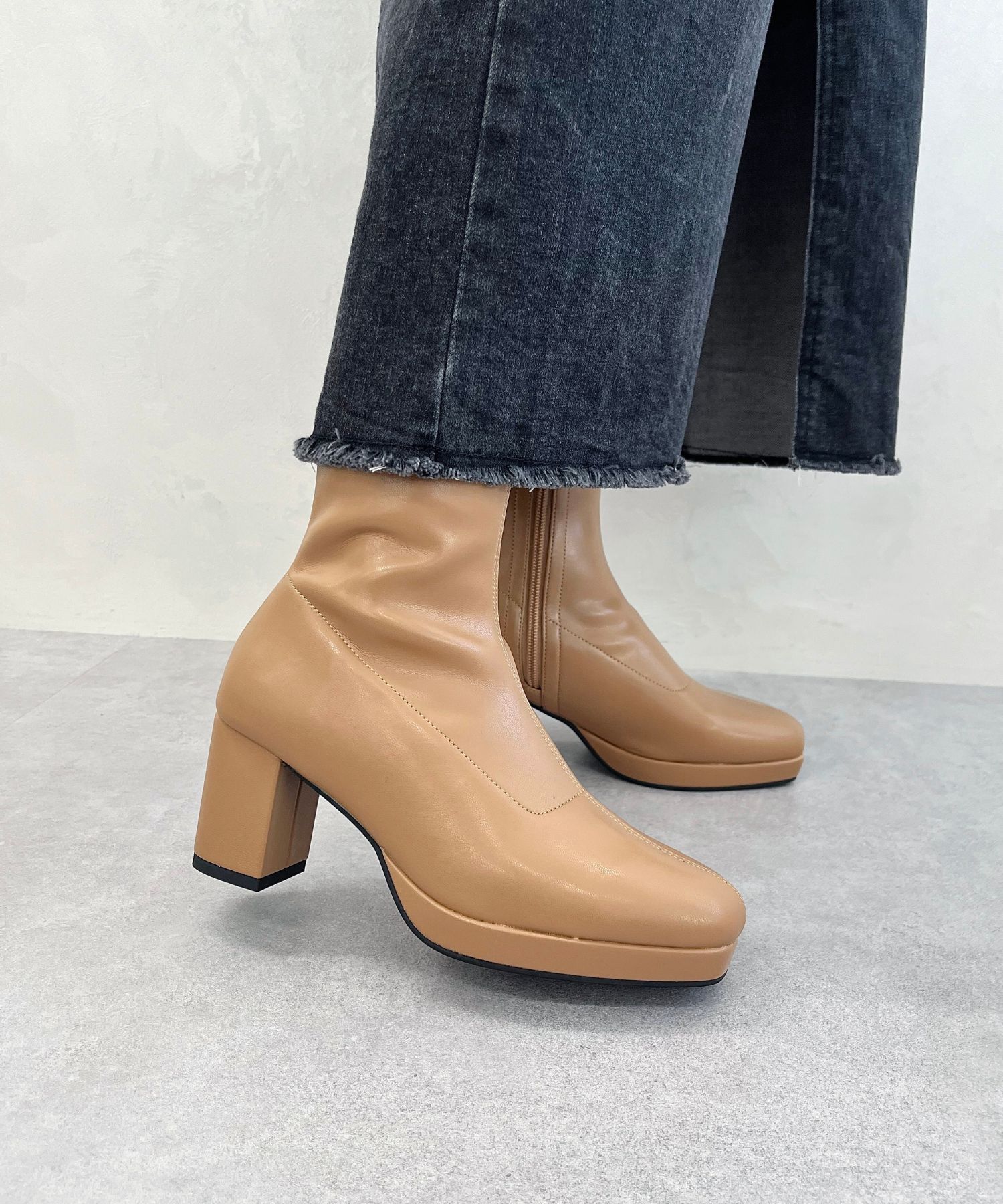 ORiental TRaffic「プラットフォームブーツ/31480」|ショートブーツ|