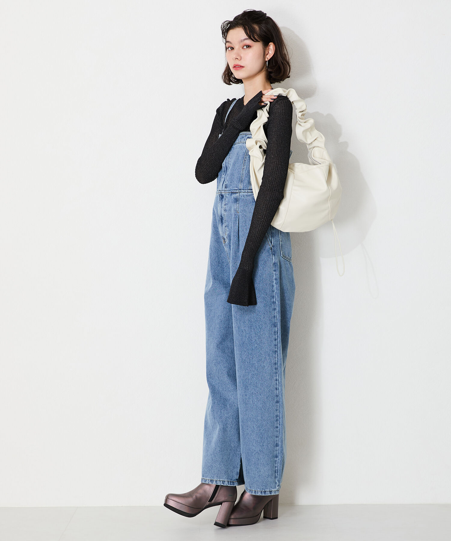 ORiental TRaffic「プラットフォームヒールショートブーツ/41422」|ショートブーツ|