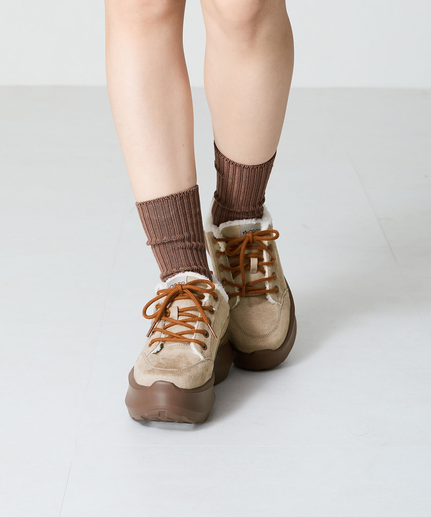 ORiental TRaffic「【 再入荷 】 ボア デザイン 厚底 スニーカー / OT3739」|スニーカー|