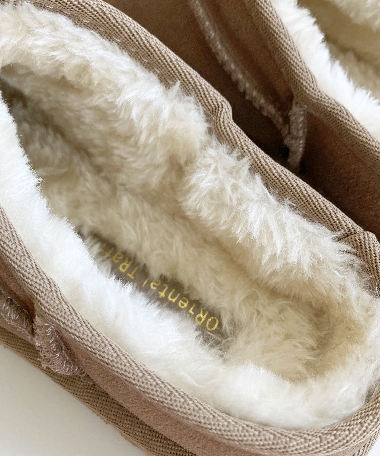 ORiental TRaffic「厚底 ムートン スリッポン シューズ/41320」|ショートブーツ|