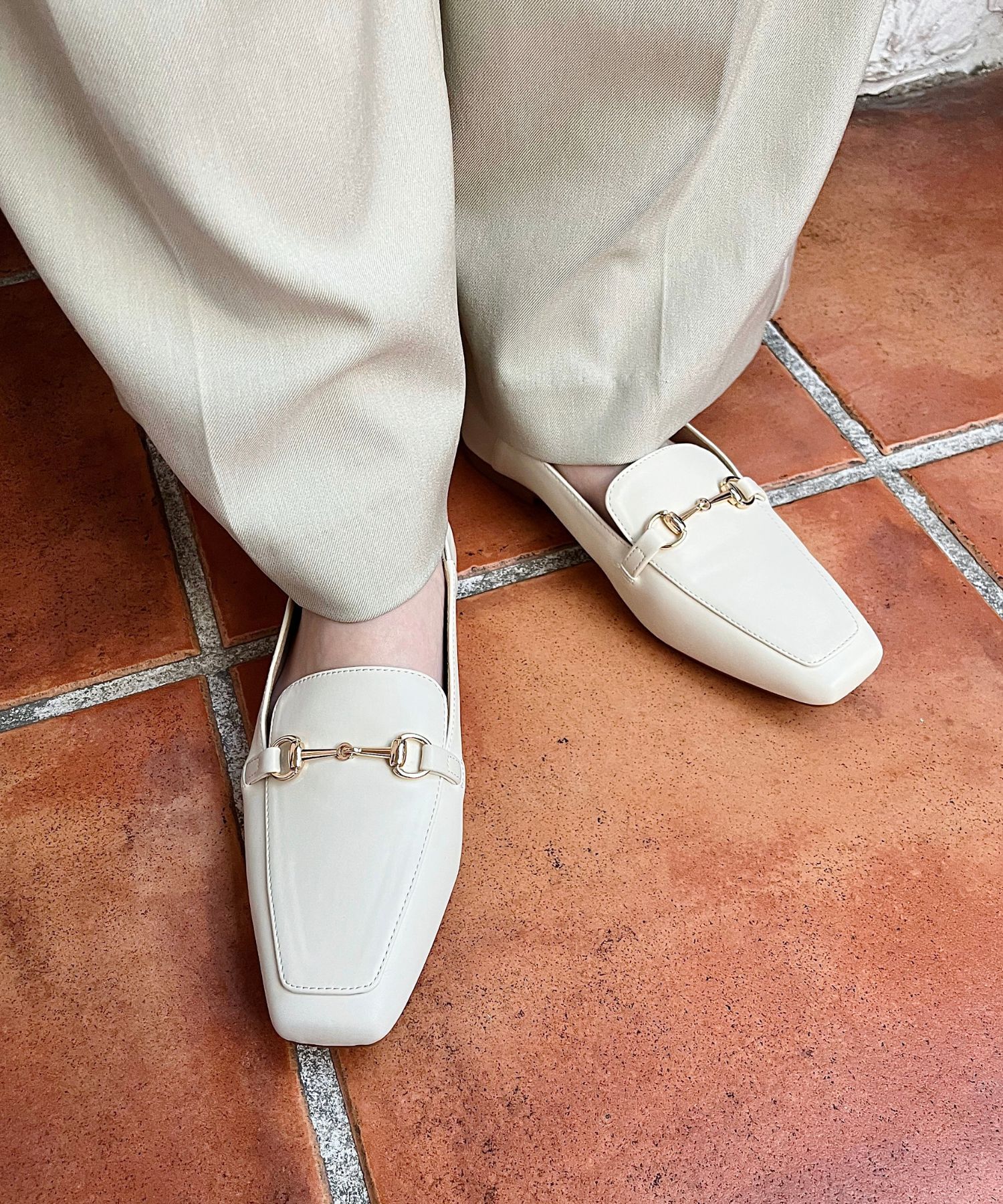 WA Oriental TRaffic「【WEB限定/累計2万足突破】ビット モチーフ バブーシュ ローファー /R-4010 通勤靴 」|パンプス|