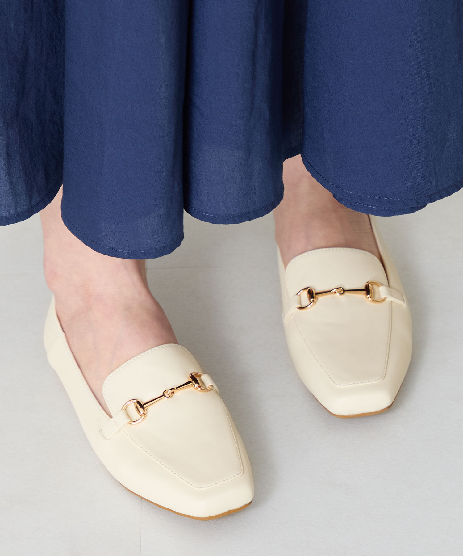 WA Oriental TRaffic「【WEB限定/累計2万足突破】ビット モチーフ バブーシュ ローファー /R-4010 通勤靴 」|パンプス|