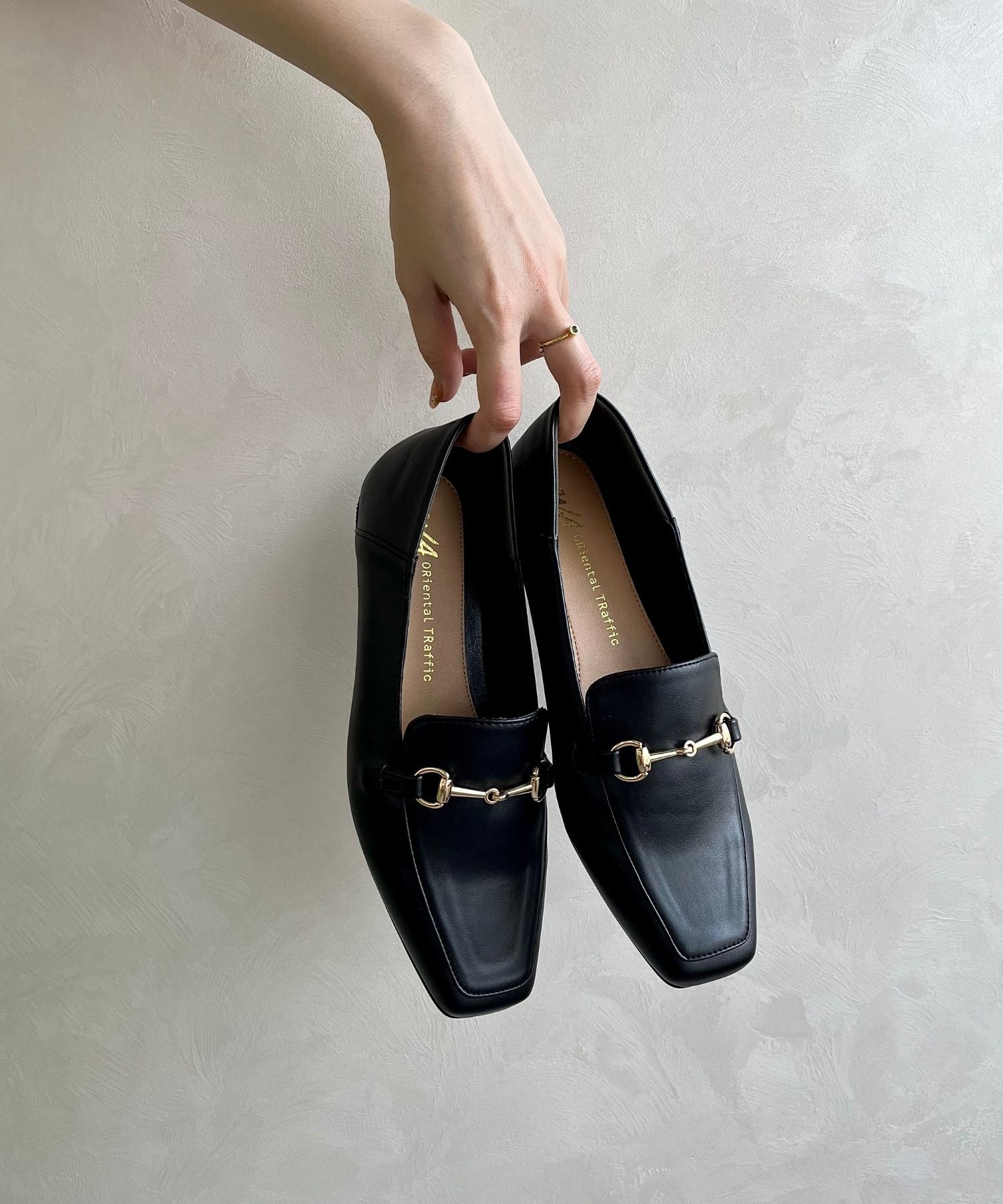 WA Oriental TRaffic「【WEB限定/累計2万足突破】ビット モチーフ バブーシュ ローファー /R-4010 通勤靴 」|パンプス|