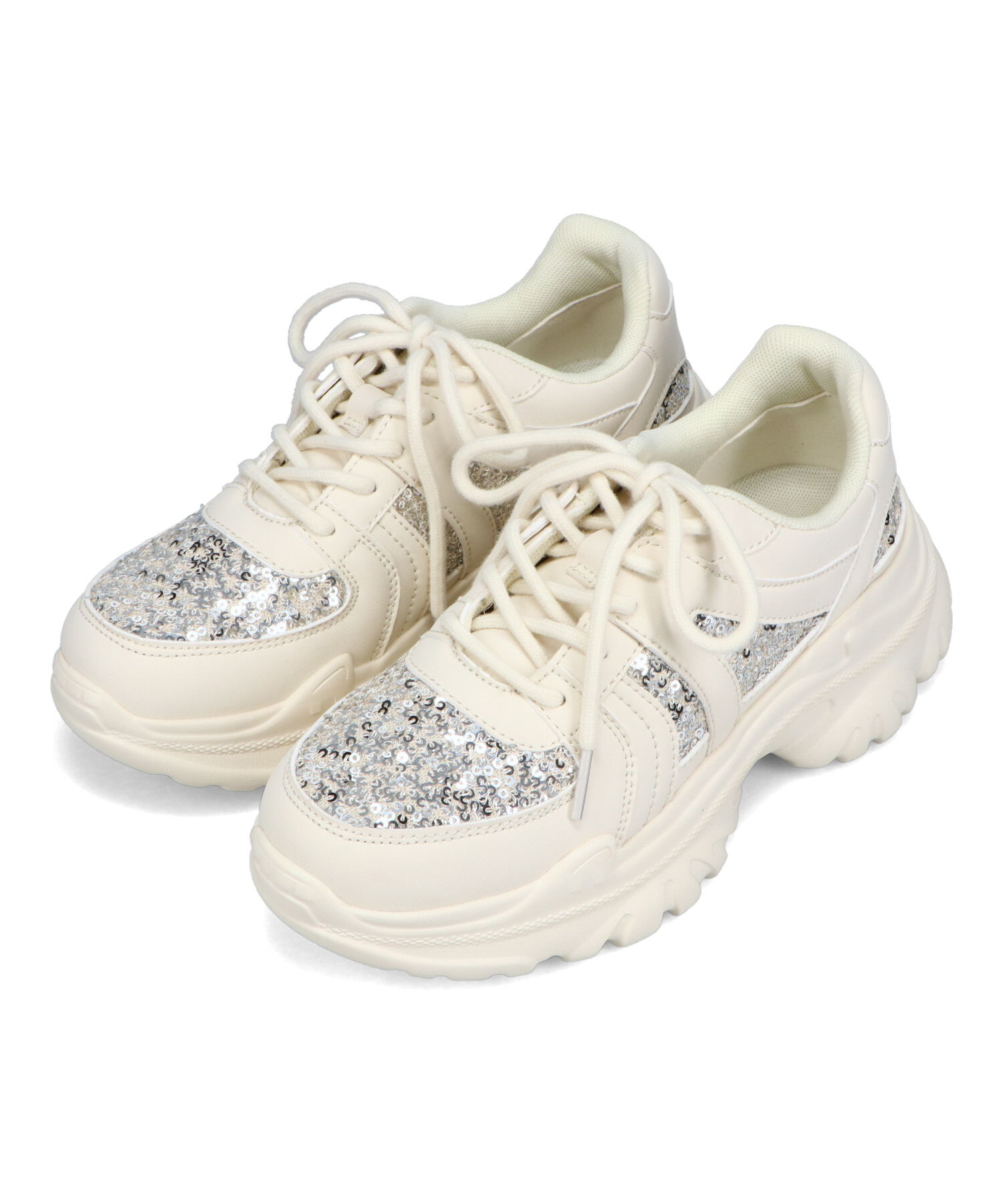 ORiental TRaffic「スパンコール 厚底 スニーカー /OT3752 クッション」|スニーカー|