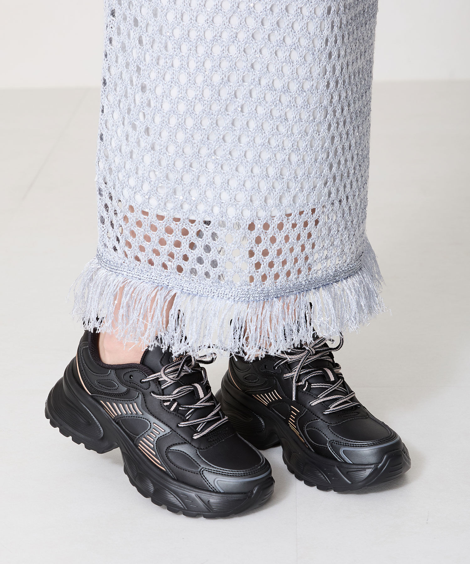 ORiental TRaffic「配色パーツダッドスニーカー/OT3754」|スニーカー|